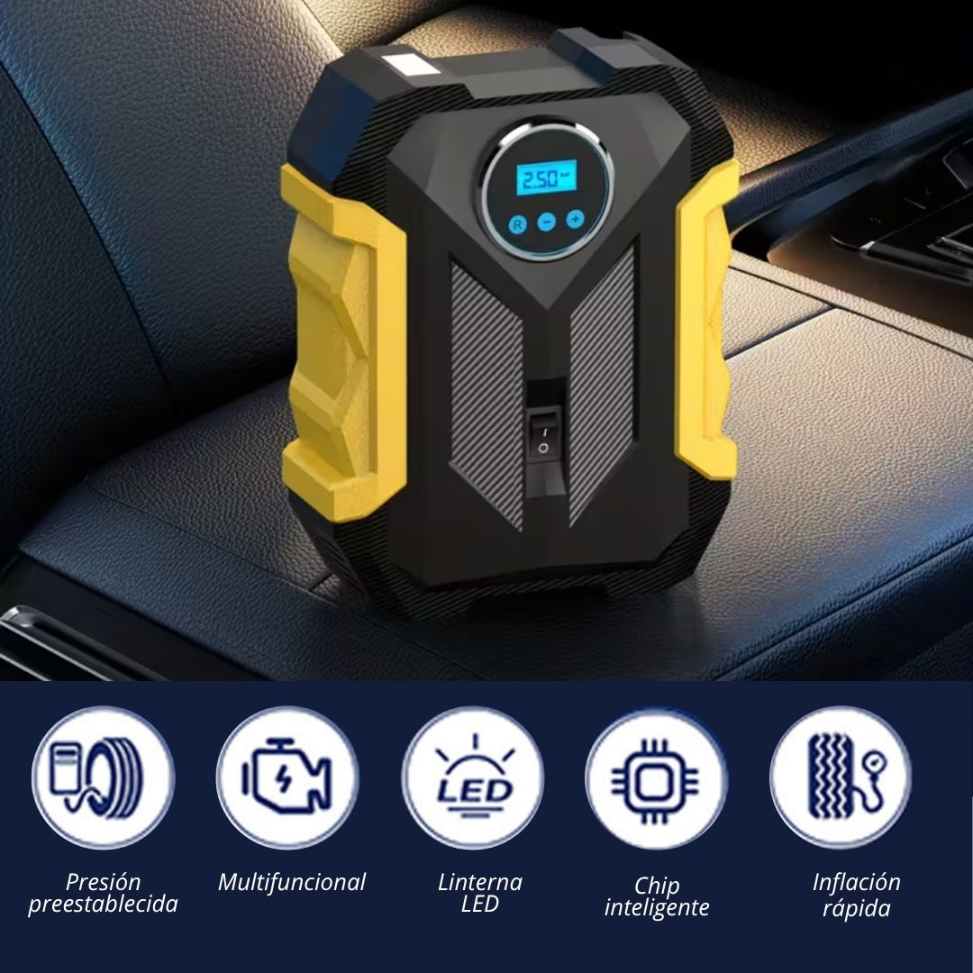 COMPRESOR DE AIRE AUTO (PORTATIL)