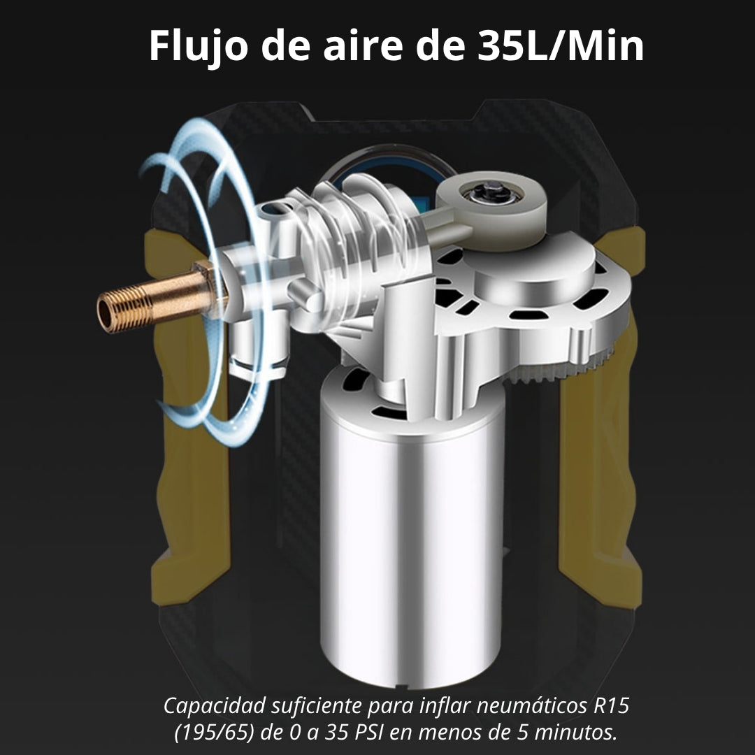 COMPRESOR DE AIRE AUTO (PORTATIL)